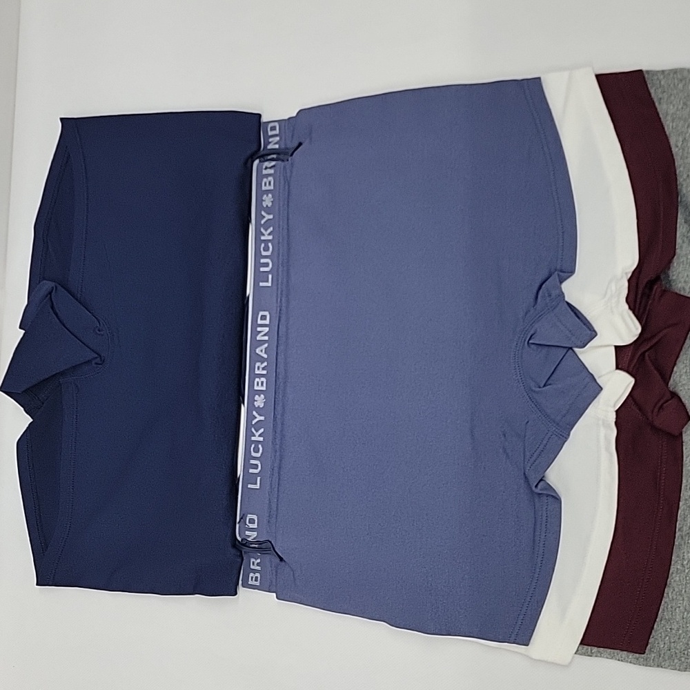 Lucky Brand Women's Boyshorts - Gray, Blue, Red - Picture 4 of 8